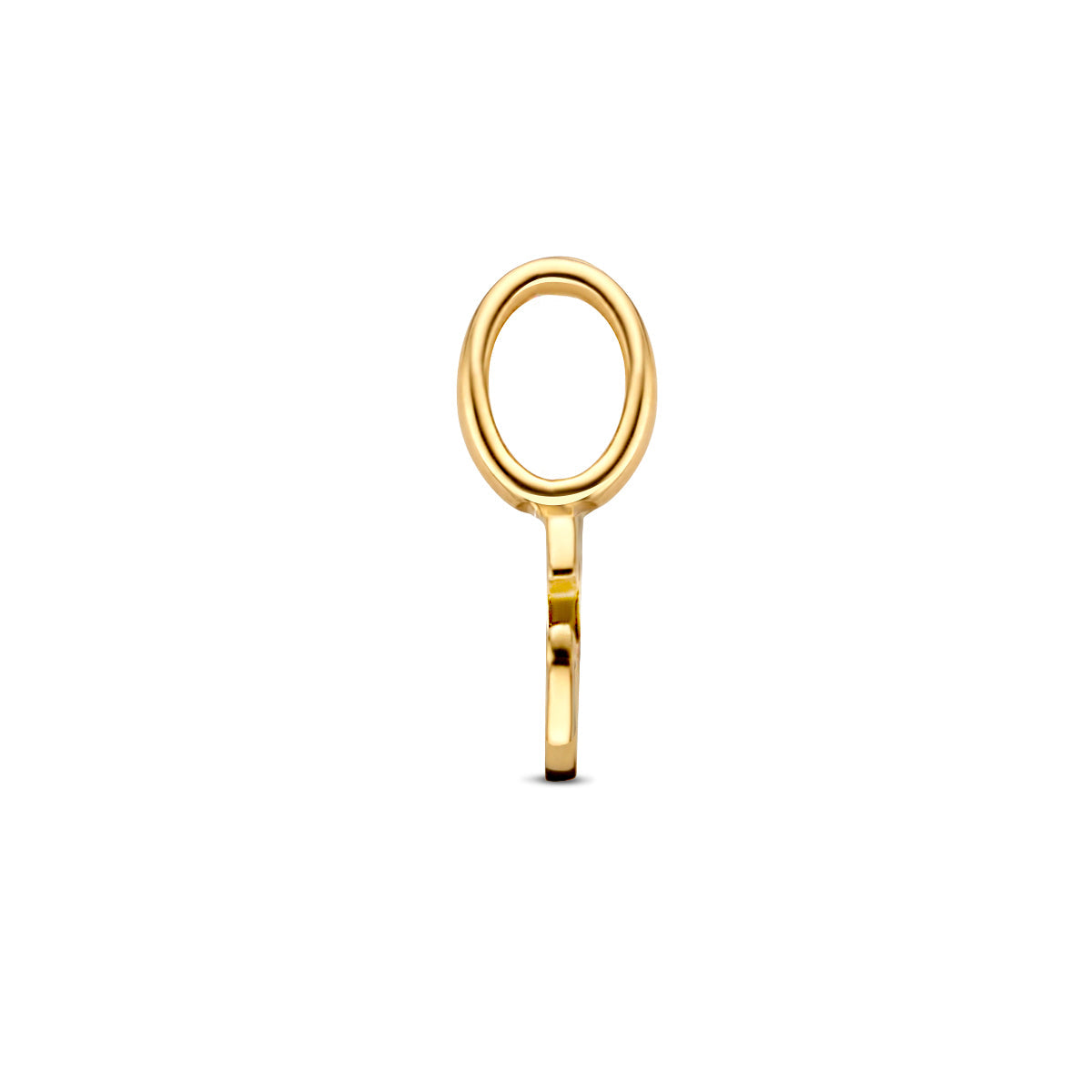 Hanger letter C 9,5 mm 14K geelgoud #Letter_C