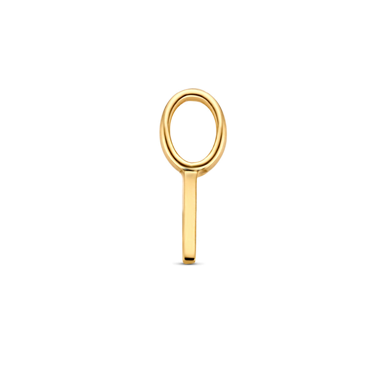 Hanger letter I 9,5 mm 14K geelgoud #Letter_I