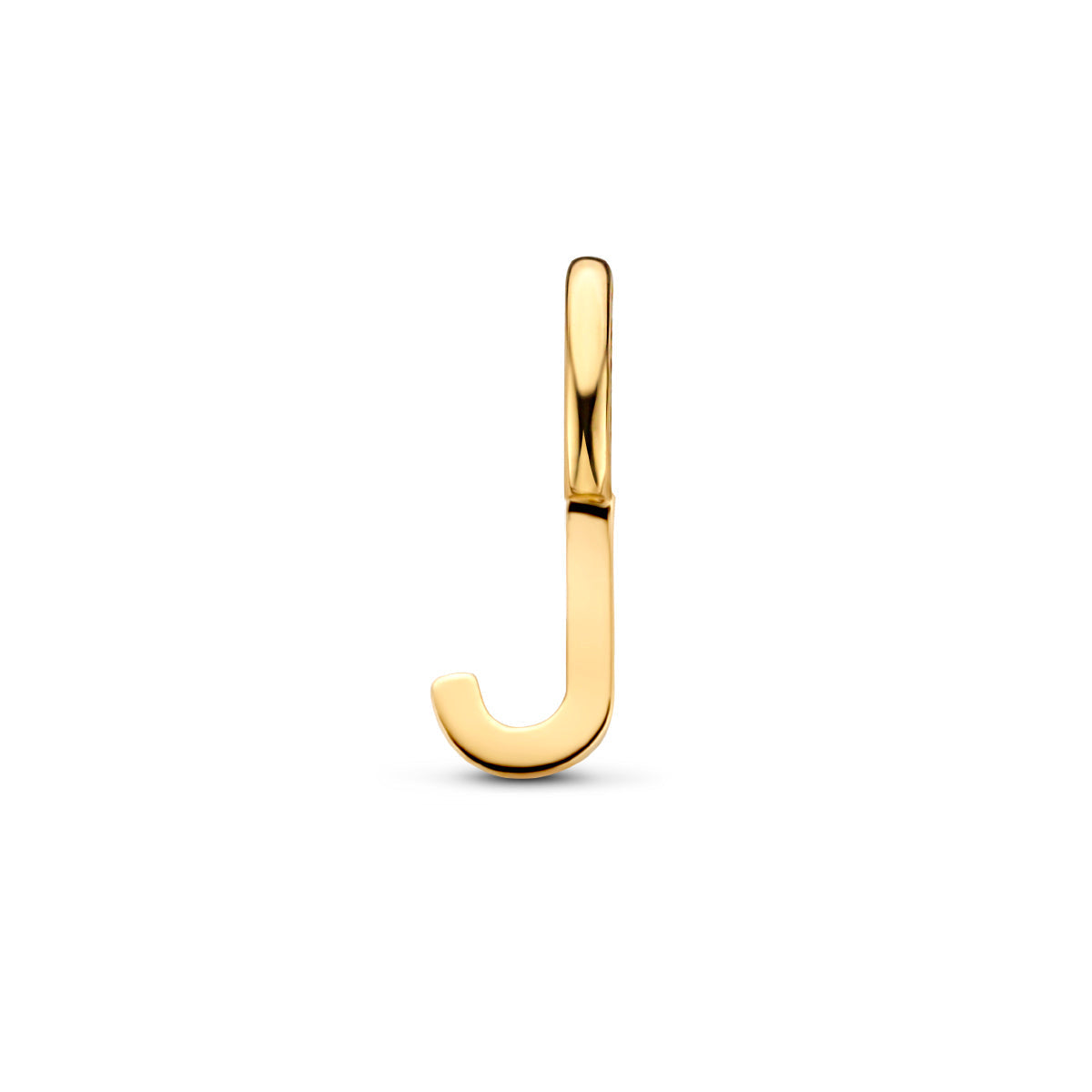 Hanger letter J 9,5 mm 14K geelgoud #Letter_J