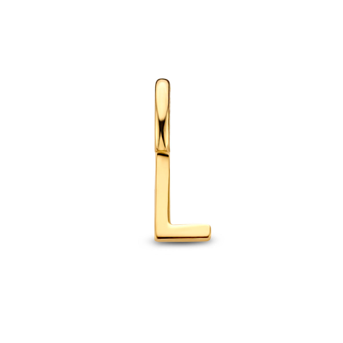 Hanger letter L 9,5 mm 14K geelgoud #Letter_L