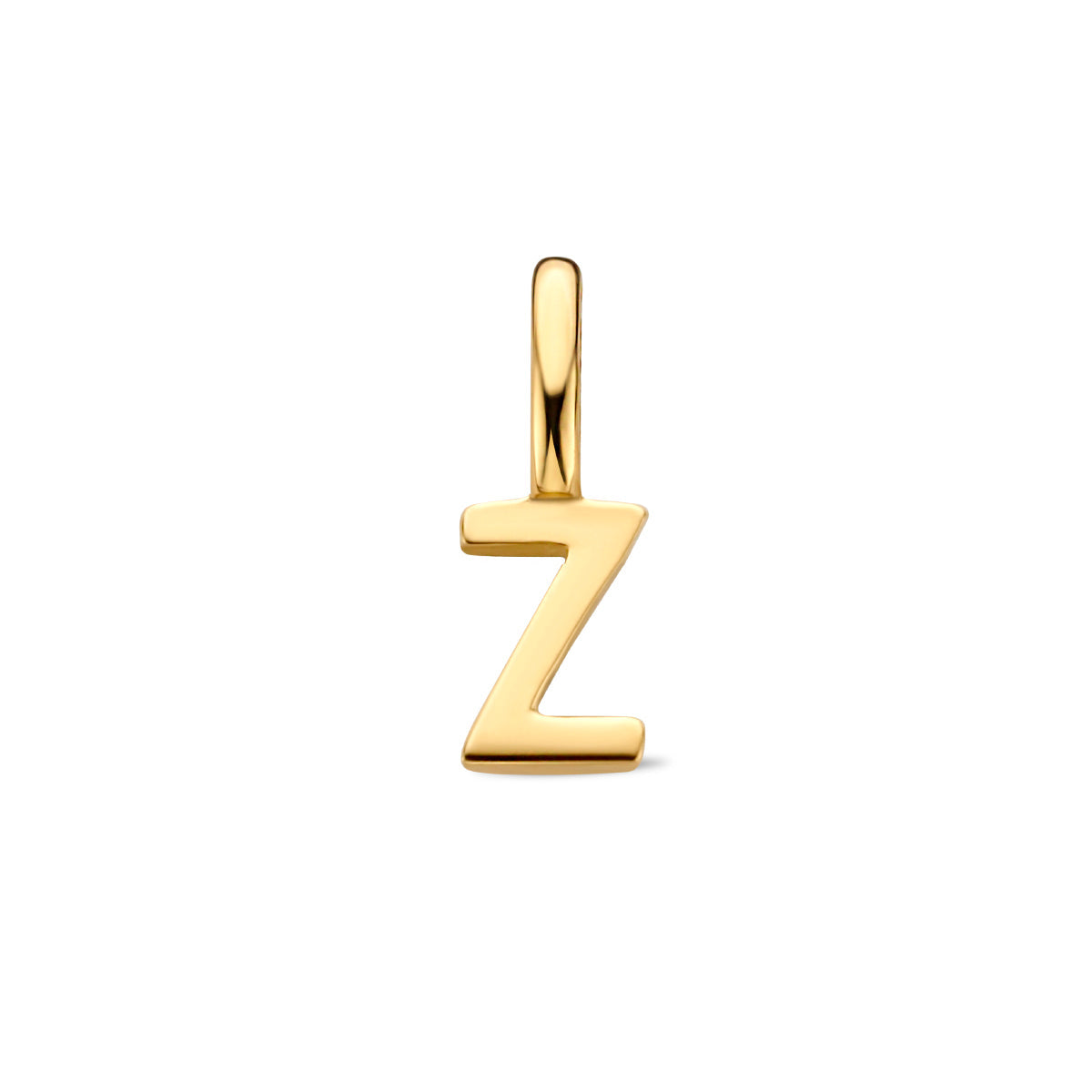 Hanger letter Z 9,5 mm 14K geelgoud #Letter_Z