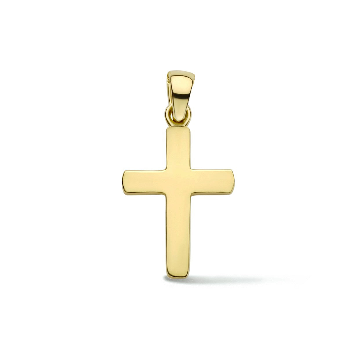 14K geelgoud hanger kruis 4024058 - PansiteNederland.nl