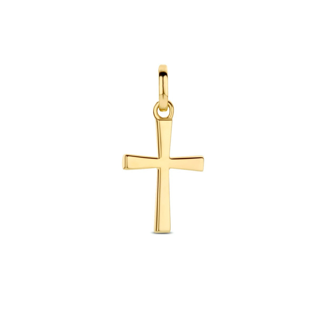 14K geelgoud hanger kruis 4024418 - PansiteNederland.nl