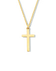 14K geelgoud collier kruis 40 - 42 - 44 cm 4024446 - PansiteNederland.nl