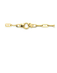 14K geelgoud collier marine vierkante buis 5,8 mm 45 cm met groot springslot 4024456 - PansiteNederland.nl