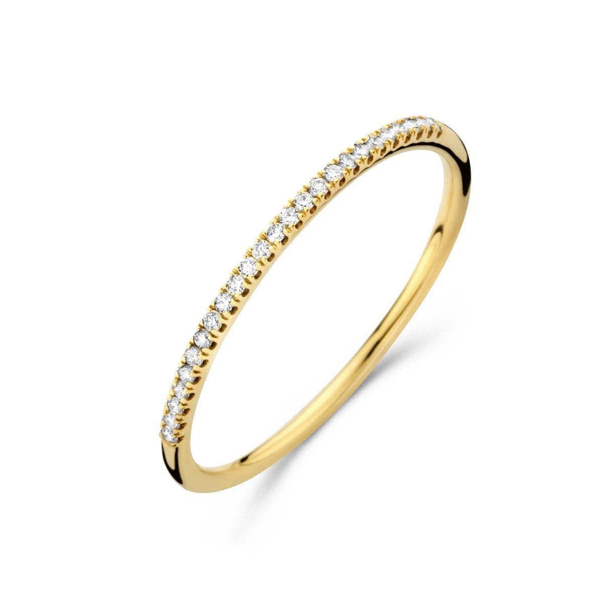 14K Geelgoud Ring Diamant 0.083Ct H Si 4024501 - PansiteNederland.nl