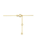 14K geelgoud collier infinity en bolletjes 40 - 42 - 44 cm 4024519 - PansiteNederland.nl