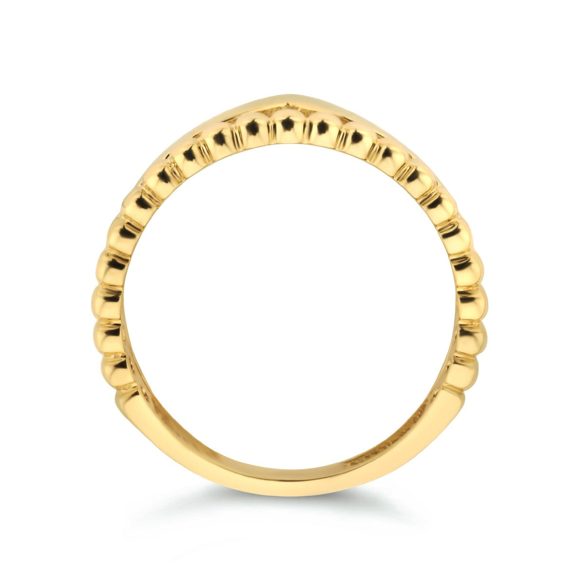 14K Geelgouden ring bolletjes 4024627 - PansiteNederland.nl