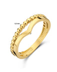 14K Geelgouden ring bolletjes 4024627 - PansiteNederland.nl