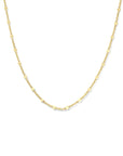 14K geelgoud collier anker met tussenstuk 40 - 42 - 44 cm 4024678