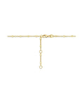 14K geelgoud collier anker met tussenstuk 40 - 42 - 44 cm 4024678