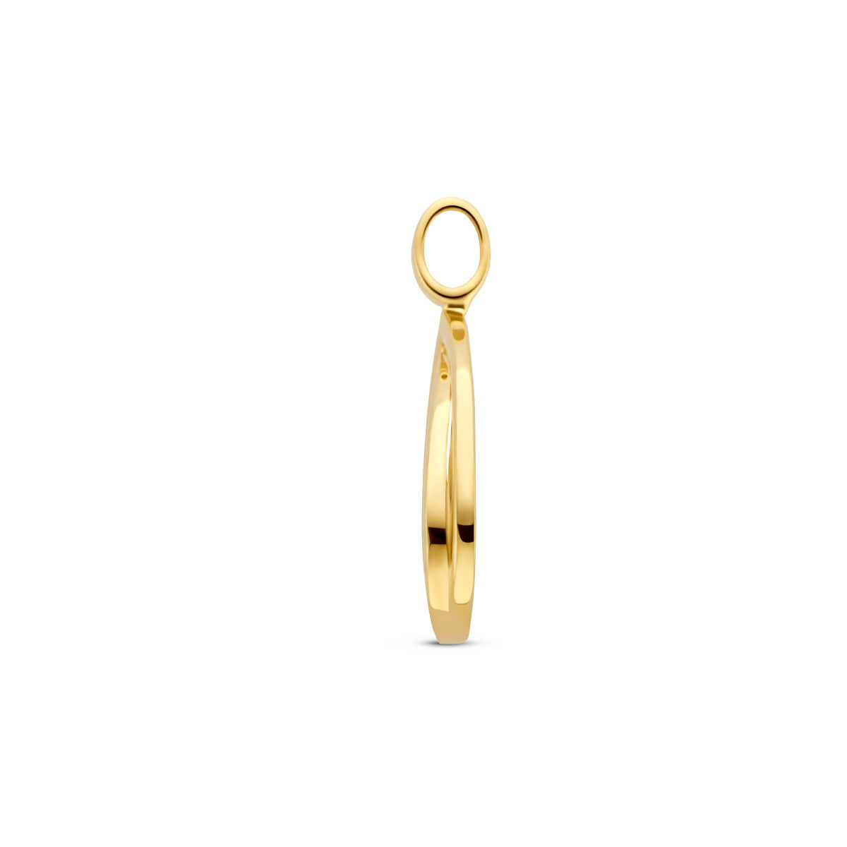 14K geelgoud hanger diamant 0.06ct h si 4024694 - PansiteNederland.nl