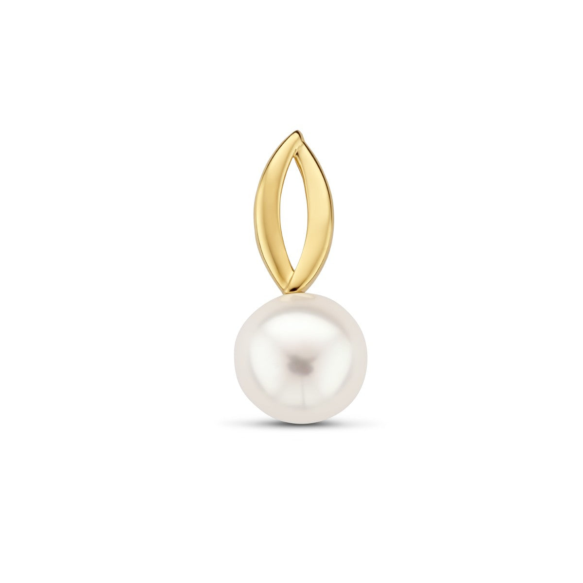 14K geelgoud hanger parel 4024705 - PansiteNederland.nl