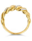 14K Geelgoud Ring Diamant 0.04Ct H Si 4024711 - PansiteNederland.nl