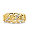 14K Geelgoud Ring Diamant 0.04Ct H Si 4024711 - PansiteNederland.nl