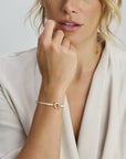 14K Geelgoud Armband Parels 18,5 Cm Met Groot Springslot 4024750 - PansiteNederland.nl