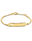 14K Geelgoud Graveerarmband Hart Plaat 2,0 mm 4024751