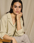 14K Geelgoud Armband Amethist 16,5 - 19 Cm 4024762 - PansiteNederland.nl