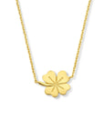 14K geelgoud collier klaver 40 - 42 - 44 cm 4024792