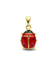 14K geelgoud hanger lieveheersbeestje 4024858 - PansiteNederland.nl