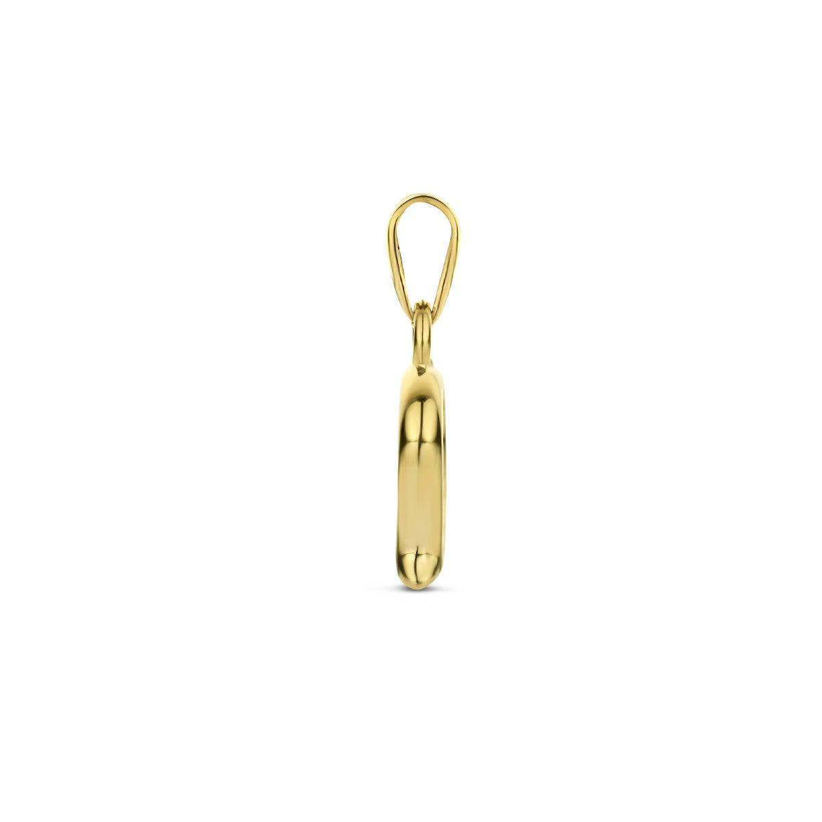 14K geelgoud hanger hart 4024859