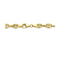 14K geelgoud collier koffieboon 5,8 mm 43 cm 4025121 - PansiteNederland.nl