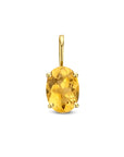 14K geelgoud hanger citrien 4025139 - PansiteNederland.nl