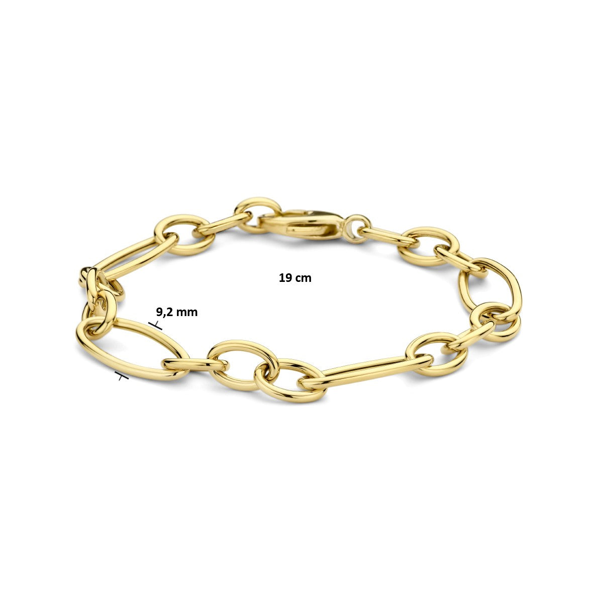 14K Geelgoud Armband Anker 9,2 Mm 19 Cm 4025151 - PansiteNederland.nl