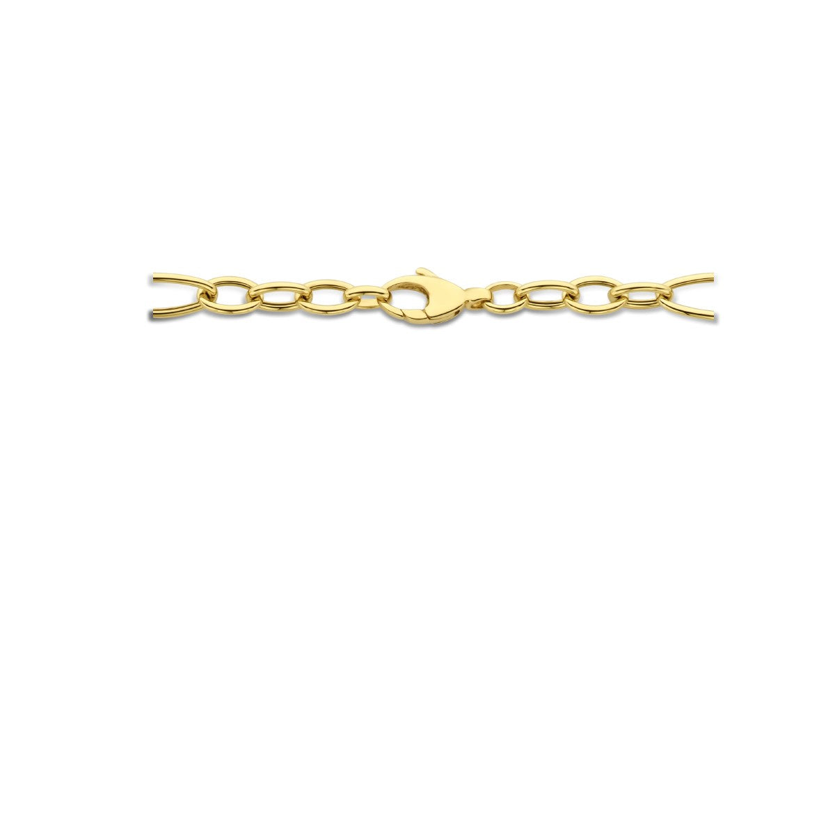 14K geelgoud collier anker 9,2 mm 45 cm 4025152 - PansiteNederland.nl