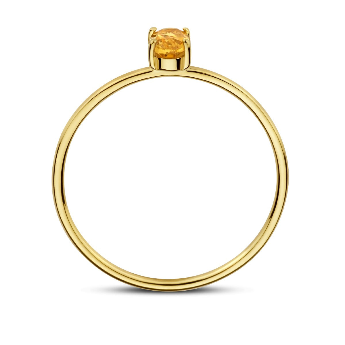 14K Geelgoud Ring Citrien 4025160 - PansiteNederland.nl