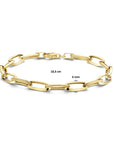 14K Geelgoud Armband Paperclip Spitse Buis 6,0 Mm 18,5 Cm 4025209
