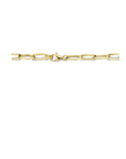 14K Geelgouden schakel collier paperclip spitse buis 6,0 mm 43 cm 4025210 - PansiteNederland.nl