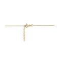 14K geelgoud collier zirkonia 41 + 4 cm 4025215