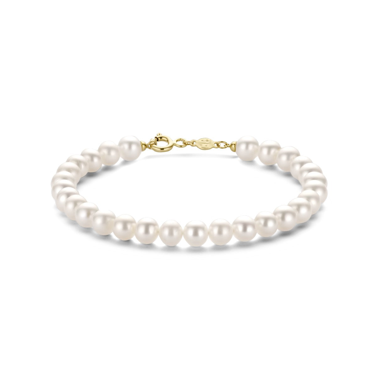 14K Geelgoud Armband Parel 6,0 Mm 19 Cm 4025617 - PansiteNederland.nl