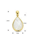 14K geelgoud hanger parelmoer 4025777 - PansiteNederland.nl