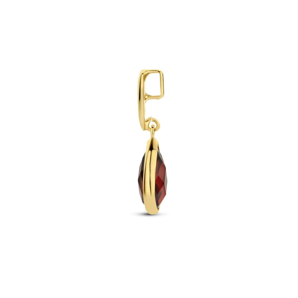14K geelgoud hanger granaat 4025786 - PansiteNederland.nl