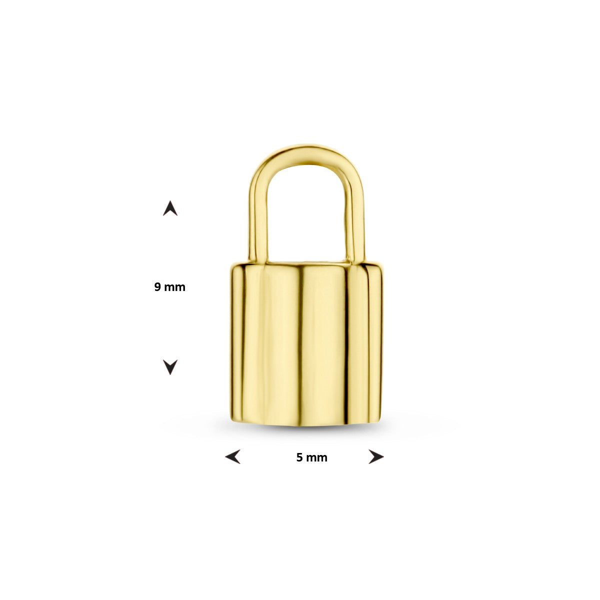 14K geelgoud hanger slot 4025835 - PansiteNederland.nl