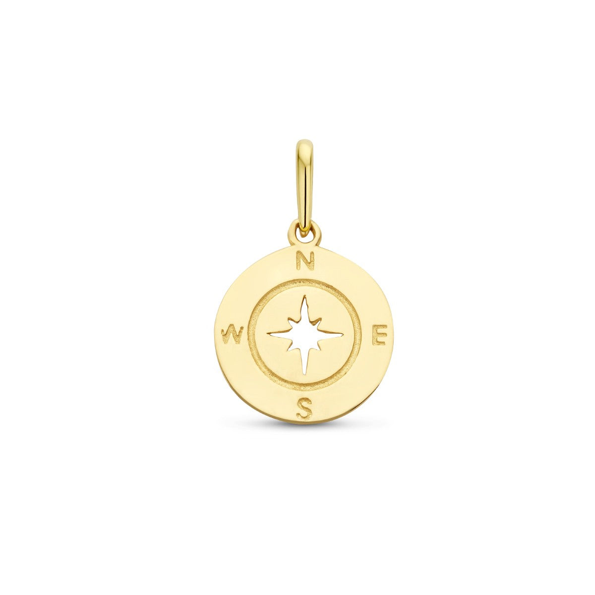 14K geelgoud hanger kompas 4025882 - PansiteNederland.nl