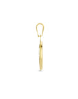 14K geelgoud hanger wereldbol parelmoer 4025997 - PansiteNederland.nl