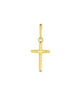 14K geelgoud hanger kruis gediamanteerd 4026077 - PansiteNederland.nl