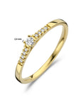 14K Geelgoud Ring Diamant 0.07Ct H Si 4026081 - PansiteNederland.nl