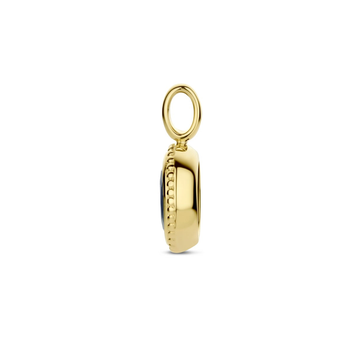 14K geelgoud hanger saffier 0.62ct 4026125 - PansiteNederland.nl