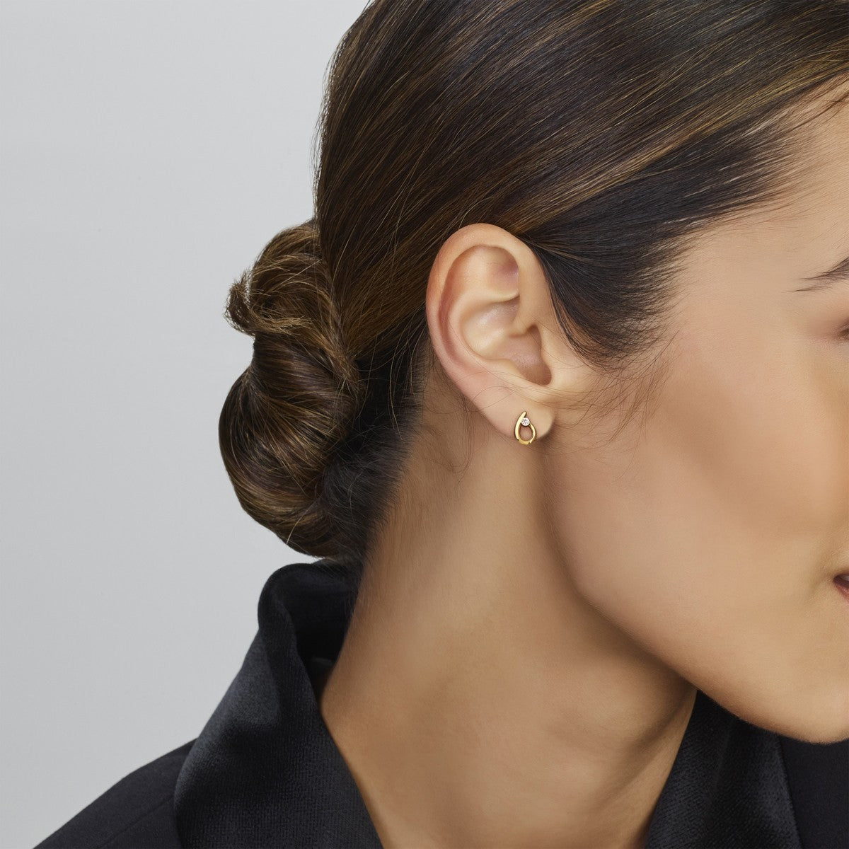 14K Geelgoud Oorknoppen Druppel Zirkonia 4026151 - PansiteNederland.nl