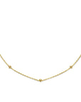 14K geelgoud collier bolletjes 2,5 mm 40 - 42 - 44 cm 4026531