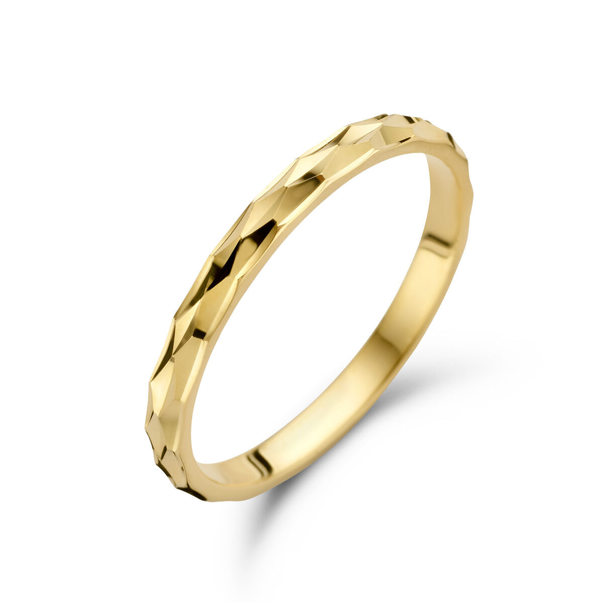 Geelgouden ring gediamanteerd 14K - 4027165, exclusief en kwalitatief hoogwaardig. Ontdek nu!