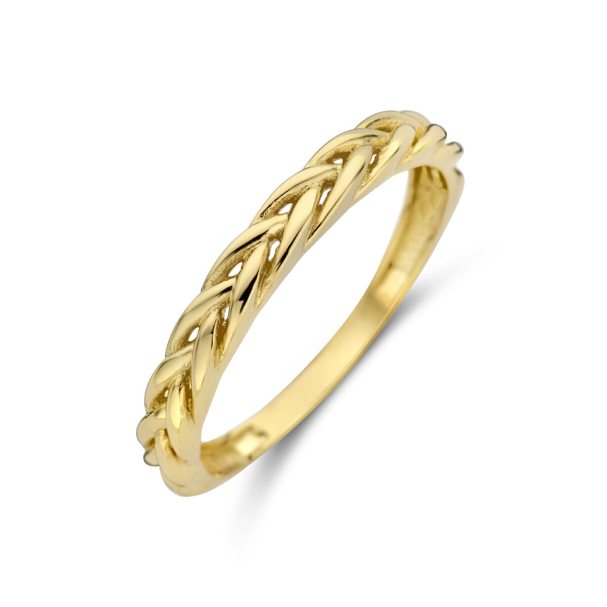 14K Geelgouden ring gevlochten 4027379, exclusief en kwalitatief hoogwaardig. Ontdek nu!