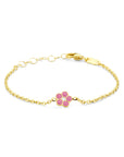 14K Geelgoud Armband Bloem 11 + 2 Cm 4027759 - PansiteNederland.nl