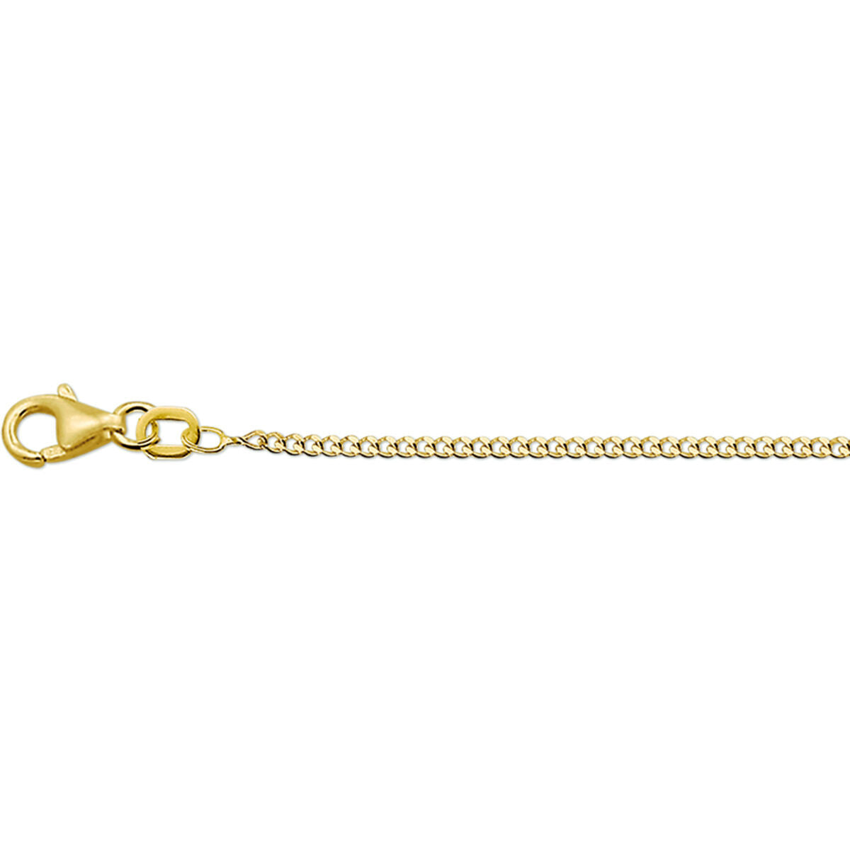 14K Geelgoud Gourmette Armband 4-Zijdes Geslepen 1,4 mm 4027889 - PansiteNederland.nl