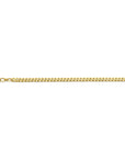 14K Geelgoud Gourmette 4-Zijdes Geslepen 4,1 mm Massief 4027962