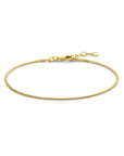 14K Geelgoud Gourmette 4-Zijdes Geslepen 1,4 Mm 19 + 2 Cm (Heren Lengte) 4028073 - PansiteNederland.nl